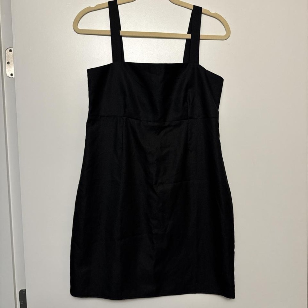 Cotton on mini black dress